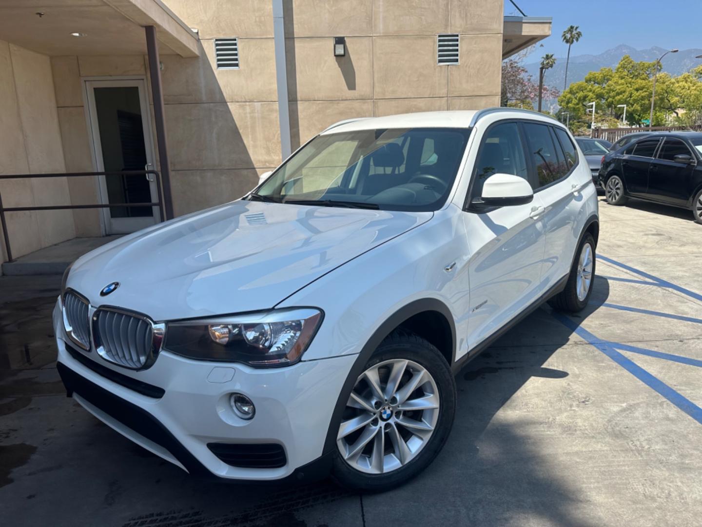 2017 WHITE /BLACK BMW X3 (5UXWX9C37H0) , located at 30 S. Berkeley Avenue, Pasadena, CA, 91107, (626) 248-7567, 34.145447, -118.109398 - Crown City Motors is a used “Buy Here Pay Here” car dealer in Pasadena CA. “Buy Here Pay Here” financing, means that when you purchase your vehicle from our dealership, that you make the payments to the dealership as well. We do not need the banks approval to get you approved for a used auto - Photo#0